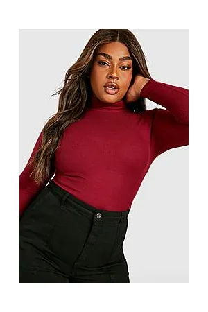Boohoo Plus Roll Neck Long Sleeve Top