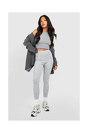 Boohoo Petite Basic Rib Leggings