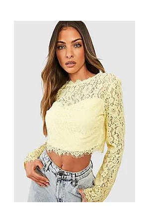 Boohoo Premium Lace Crop Top