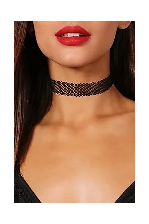 Boohoo Scallop & Fishnet Choker 3 Pack