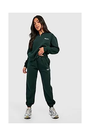 Boohoo Petite Dsgn Studio Half Zip Sweatshirt Tracksuit
