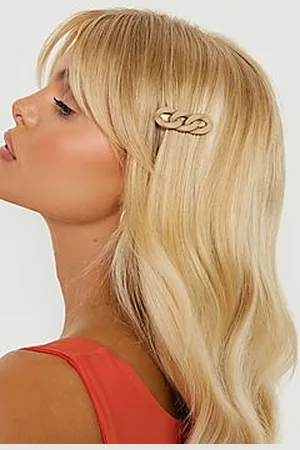 Boohoo Resin Chain Link Hair Slide