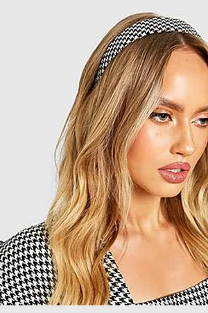 Boohoo Dogtooth Rounded Headband