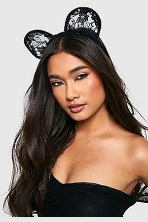 Boohoo Halloween Lace Cat Ears
