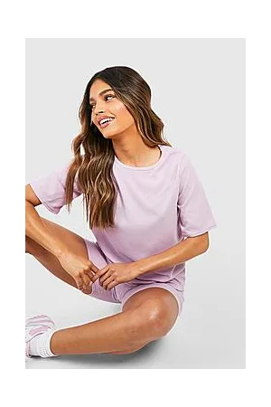 Boohoo Oversized T-Shirt & Cycling Shorts Set