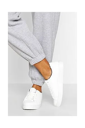 Boohoo Leopard Insock Basic Trainers
