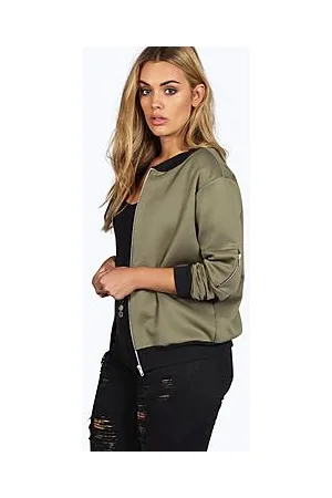 Boohoo Plus Ma1 Bomber Jacket