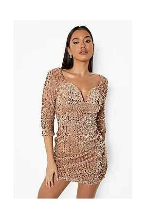 Boohoo Sequin Bodycon Party Dress