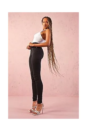 Boohoo Tall Basic Black Denim Jeggings