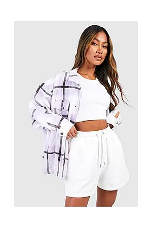 Boohoo Tonal Check Trucker Jacket