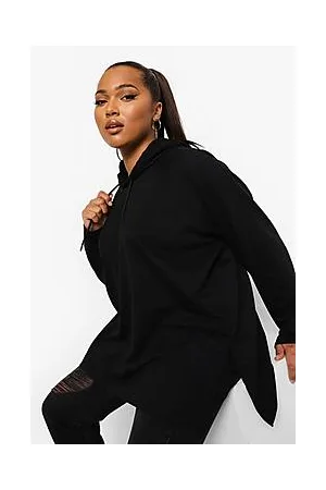 Boohoo Plus Light Weight Loopback Oversized Hoodie
