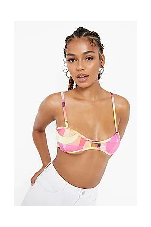 Boohoo Abstract Print Bralet Top