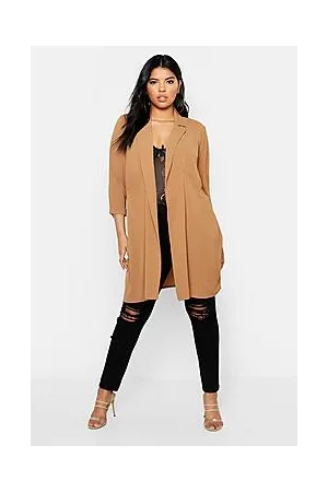 Boohoo Plus Woven Pocket Duster Coat
