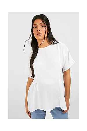 Boohoo Maternity Tunic Dip Hem Smock Top