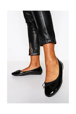 Boohoo Wide Fit Round Toe Ballet Flats
