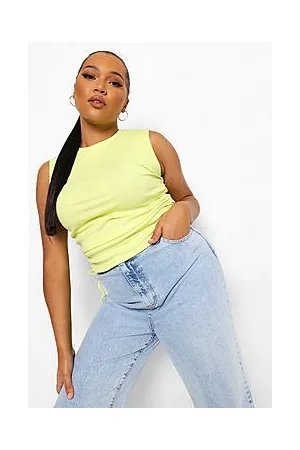 Boohoo Plus Side Ruched Detail Top