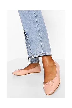 Boohoo Wide Fit Round Toe Ballet Flats