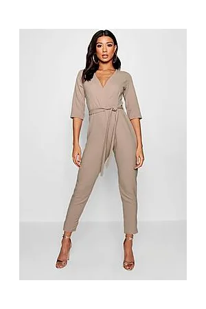 Boohoo Wrap Jumpsuit