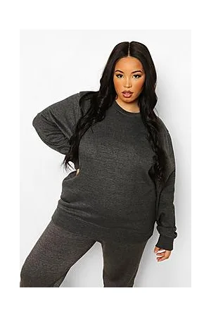 Boohoo Plus Basic Oversized Sweatshirt