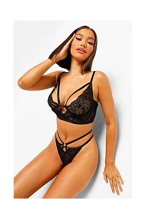 Boohoo Fuller Bust Cut Out Longline Underwire Bra