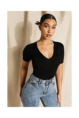 Boohoo Basic V Neck Bodysuit