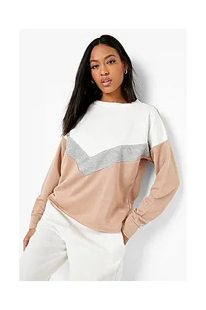 Boohoo Tall Colour Block Sweatshirt