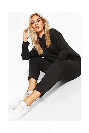 Boohoo Plus Loopback Hoodie and Jogger Set