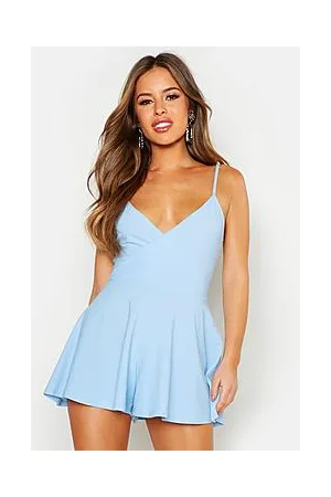 Boohoo Petite Cami Wrap Playsuit