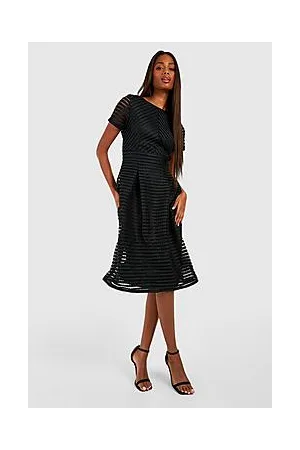 Boohoo Boutique Full Skirted Prom Midi Dress
