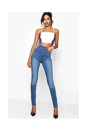 Boohoo Tall Basics High Rise 5 Pocket Jeggings