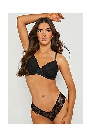 Boohoo Fuller Bust Lace Plunge Bra