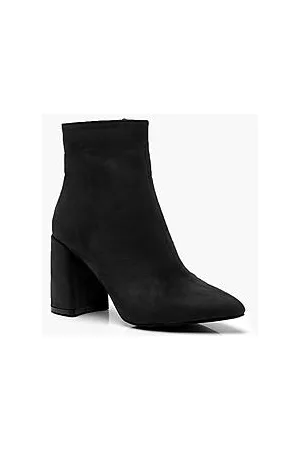 Boohoo Block Heel Sock Boots