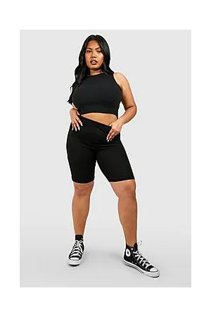 Boohoo Plus Basic Jersey Longline Cycling Shorts