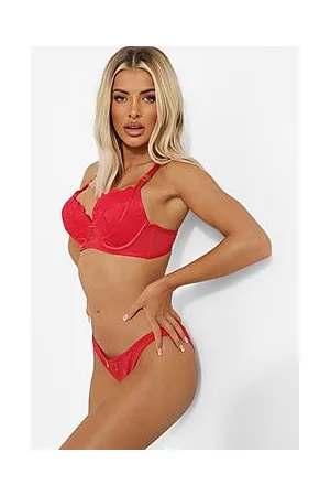 Boohoo Lace Super Push Up Bra
