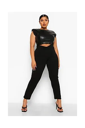 Boohoo Plus V Band Skinny Trousers