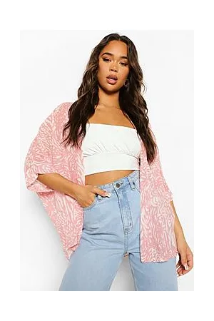 Boohoo Animal Print Kimono