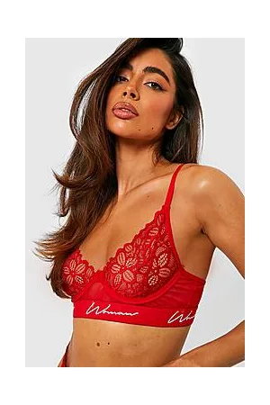 Boohoo Woman Tape Lace Underwire Bra