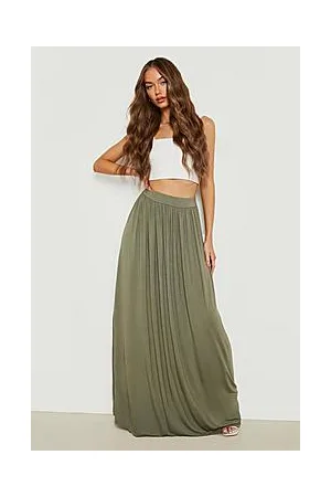 Boohoo Basics High Waisted Jersey Maxi Skirt