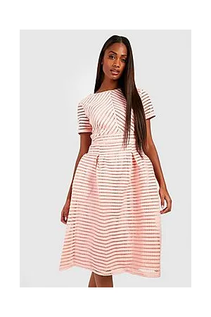 Boohoo Boutique Full Skirted Prom Midi Dress
