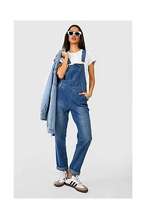 Boohoo Boyfriend Denim Dungarees