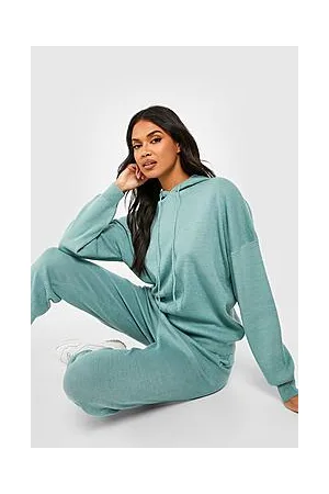 Boohoo Hoodie Knitted Tracksuit