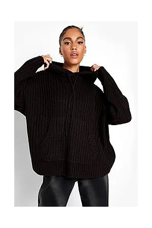 Boohoo Chunky Rib Hoodie