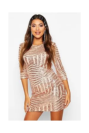 Boohoo Boutique Sequin Bodycon Party Dress
