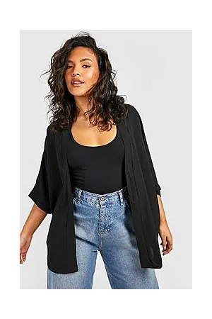 Boohoo Plus Woven Kimono
