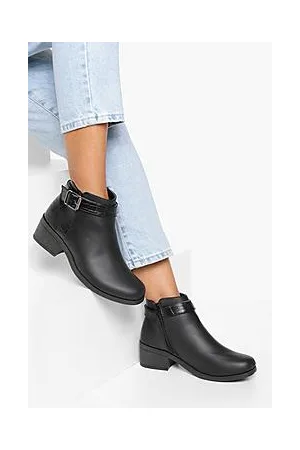 Boohoo Buckle Detail Chelsea Boots