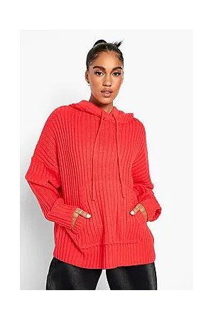 Boohoo Chunky Rib Hoodie