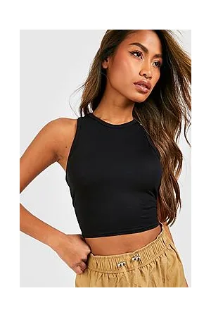 Boohoo Racer Crop Top