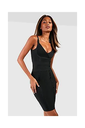 Boohoo Boutique Bandage Tie Detail Mini Dress