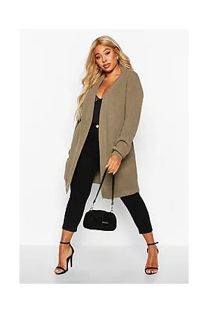 Boohoo Plus Boyfriend Knitted Cardigan
