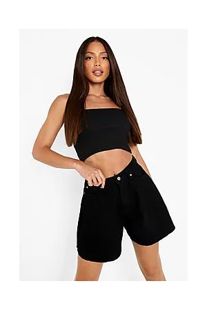 Boohoo Tall Floaty Denim Shorts